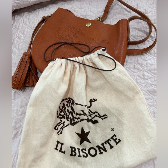 Rare! IL Bisonte crossbody Italian made - Picture 2 of 12